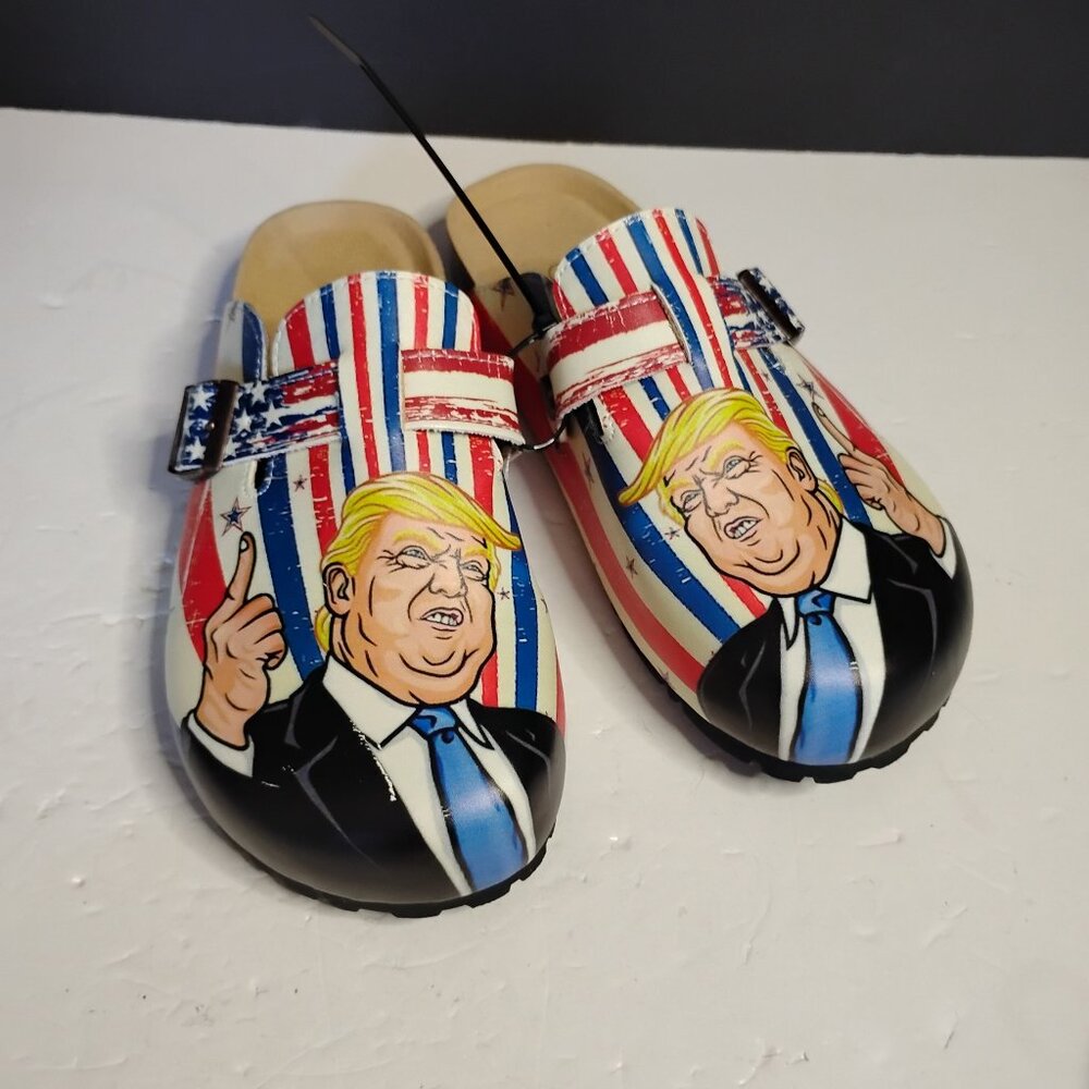 Minorsu Unisex Trump Clogs Potato Shoes Size 9